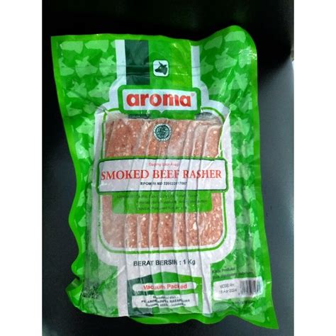 Jual Aroma Smoked Beef Rasher Kg Shopee Indonesia