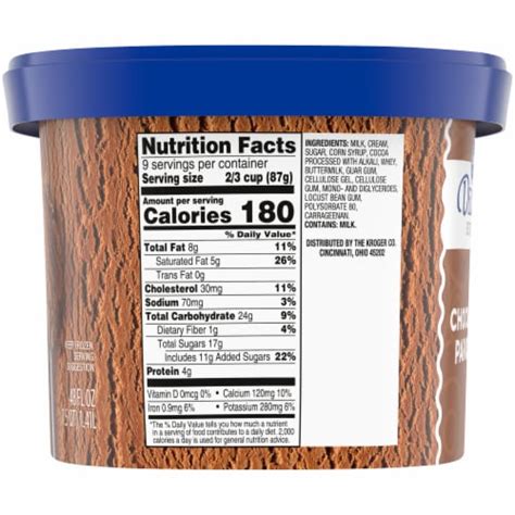 Kroger Deluxe Chocolate Paradise Ice Cream Tub Oz Smiths Food