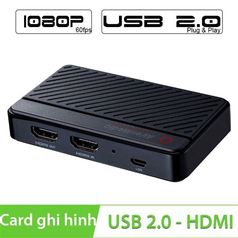 Card Ghi H Nh Avermedia Gc Hdmi To Usb Live Streaming P Fps