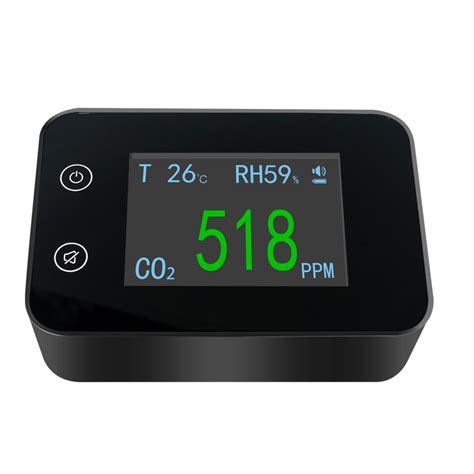 Portable Carbon Dioxide Alarm Air Quality Tester Monitor CO2 Meter ...