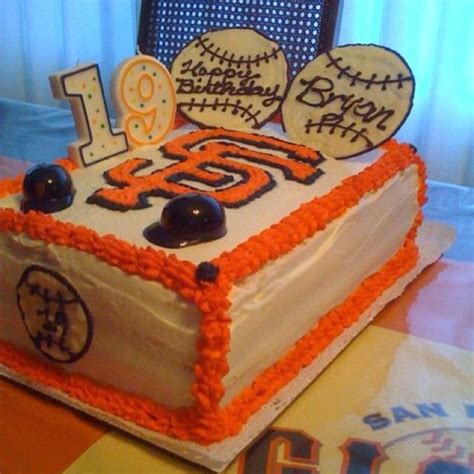 San Francisco Giants Inspired Cake Cake Amazing Cakes Giant Cake