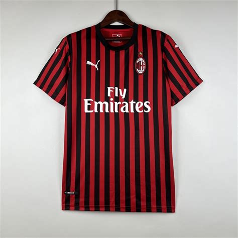 A c Milan 19 20 İç Saha Retro Forması Formacım Kişiye Özel Retro ve