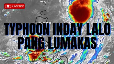 Typhoon Inday Weather Updates For Today YouTube