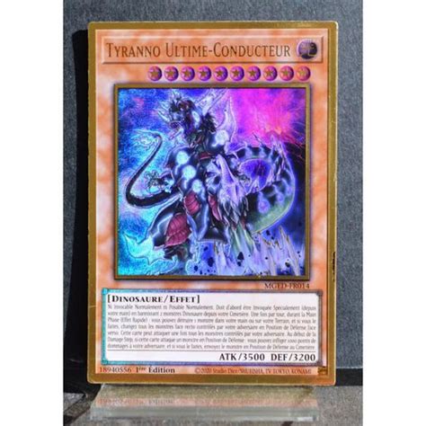 Carte Yu Gi Oh Mged Fr Tyranno Ultime Conducteur Ed Neuf Fr