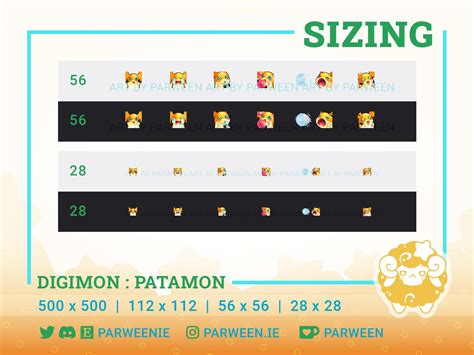 Digimon Adventure Patamon Emote Set Twitch Discord Etsy UK