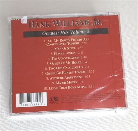 Hank Williams Jr Greatest Hits Vol 2 Cd Sealed New Ebay