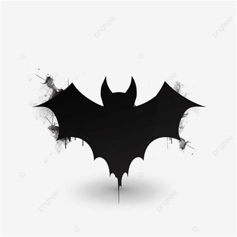 Bat Silhouette Black Abstract, Abstract, Cartoon, Animal PNG ...