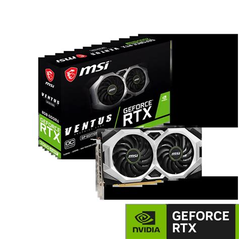 Placa De Video Msi Nvidia Geforce Rtx 2060 Super Ventus Gp Oc 8gb Gddr6 Pcie 3 0