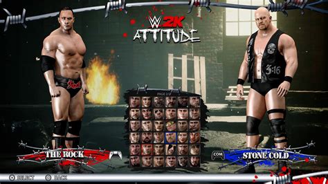 Wwe K Attitude Era Gameplay Roster Wwe K Add On Concept