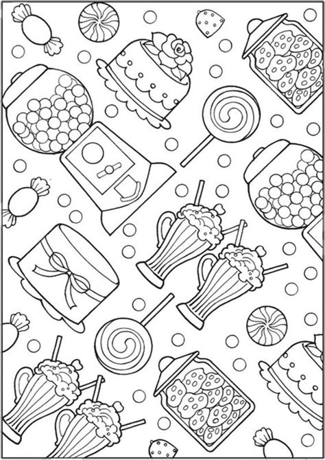 Free Printable Candy Coloring Pages