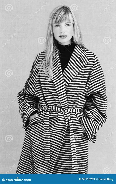 Woman Posing Stock Image Image Of Long Blonde Pocket 59116293