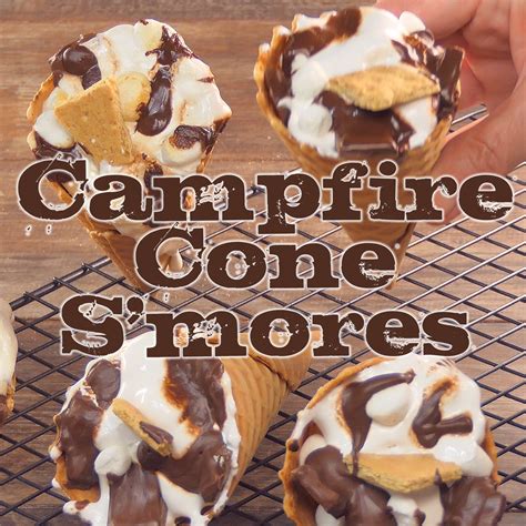 These Campfire Cone S Mores Are A Tasty Variation On The Traditions S