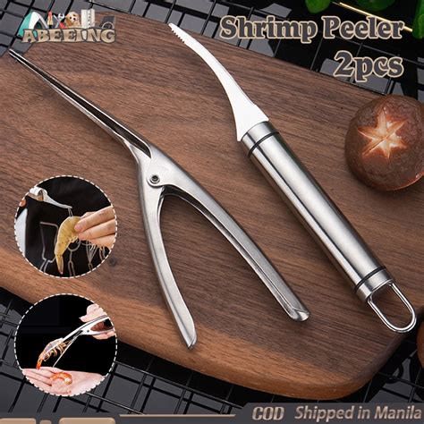 Pcs Shrimp Peeler Stainless Steel Shrimp Deveiner Tool Shrimp Cleaner