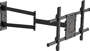 WHYFONE Long Reach TV Wall Bracket Swivels Tilts Extends Corner TV Wall