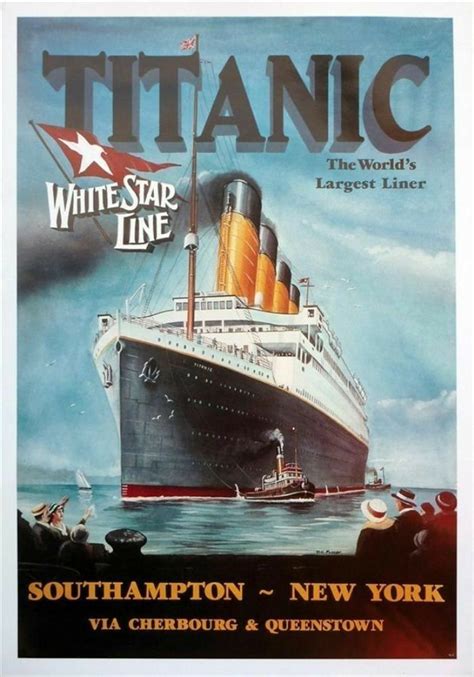 How It All Began April 1912 Vintageposters Titanic Poster Ship