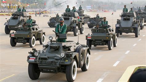 Myanmar Army historical vehicles seen during a parade. : r/Warthunder