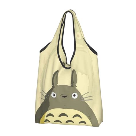 Totoro Shopping Bags Reusable Grocery Tote Bags Xlarge Lbs Ripstop