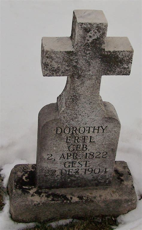 Dorothy Masanetz Ertl 1822 1904 Find A Grave Memorial