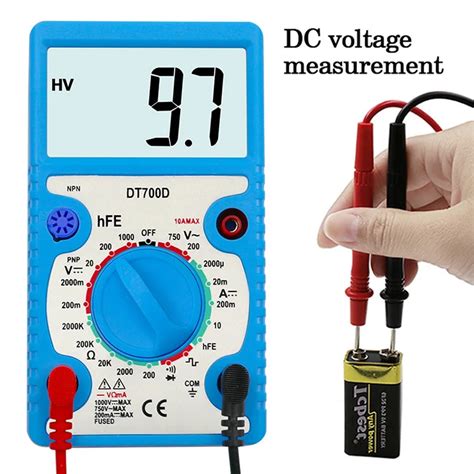 Dt D Digital Display Multimeter Professional Handheld Electrician Ac