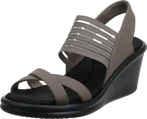 Amazon Skechers Unisex Adult Rumblers Solar Burst Wedge Sandal