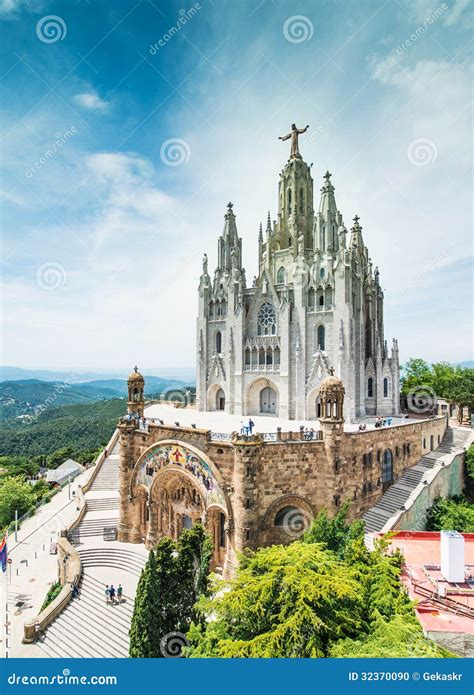 Sagrat Cor Editorial Image Image Of Spain Expiatori 32370090