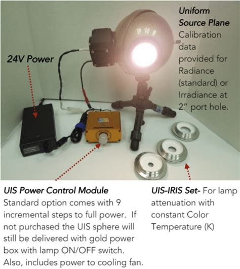 Uniform Illumination Sphere Light Source Uis Ls Quick Start