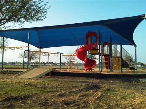 35x45 Shade Canopy System From Dunrite Playgrounds 10’ Eave Height To Allow Installation Over