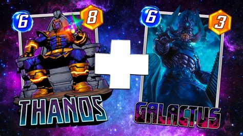 GALACTUS THANOS TOTAL INSANITY MUST TRY DECK Marvel Snap