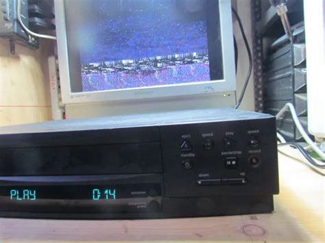 Videoregistratore Vcr Philips Vr Lettore Vhs Grigio Scuro Ottmio