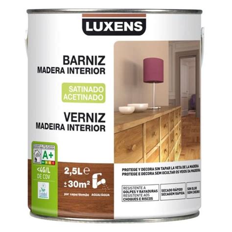 Barniz De Interior Luxens Roble Claro Satinado L Leroy Merlin