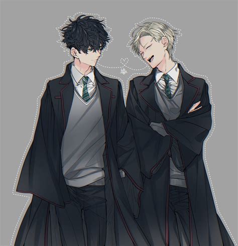 Scorpius Malfoy And Albus Severus Potter Harry Potter And 1 More Drawn By Karasumaru Xkrsmr