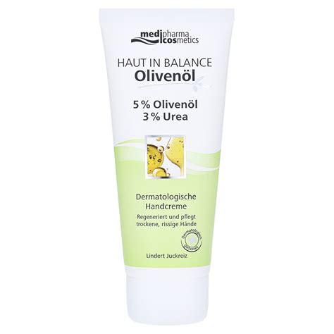 medipharma Haut in Balance Olivenöl Dermatologische Handcreme 100