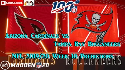 Arizona Cardinals Vs Tampa Bay Buccaneers NFL 2019 20 Week 10