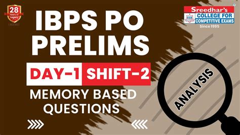 Ibps Po Prelims 23 September 2023 Exam Analysis Day 1 Shift 2