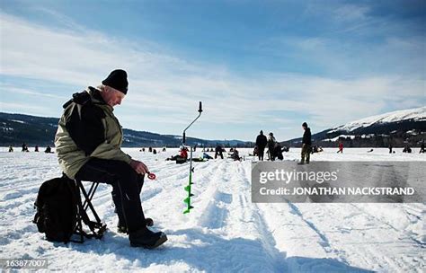 Ice Fishing Pole Photos And Premium High Res Pictures Getty Images