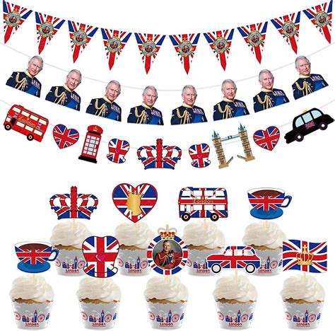 King Charles Coronation 2023 Party Decorations Union Jack Party