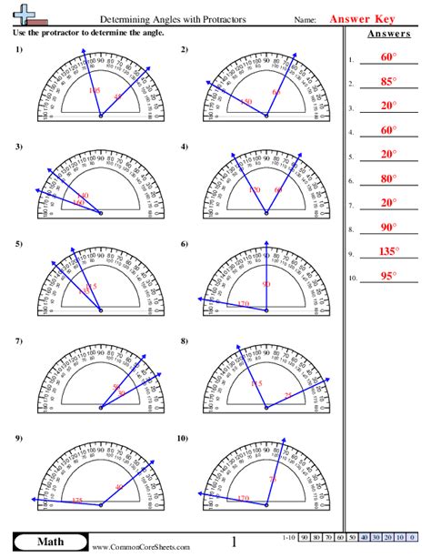 Reading Angles Worksheets Worksheets Library