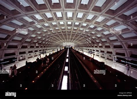 Metro Tunnel Washington Dc Stock Photo Alamy