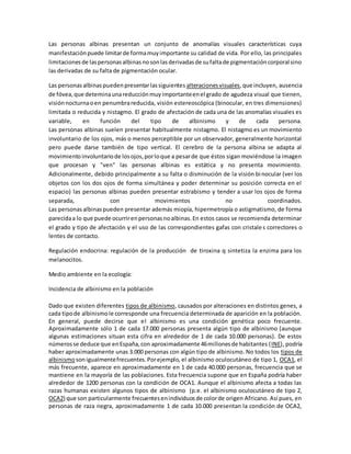 Albinismo Pdf