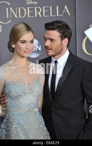 Lily James And Richard Madden At The World Premiere Of Disney S