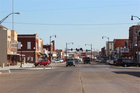 Main Street Woodward Shopping District Oklahomas