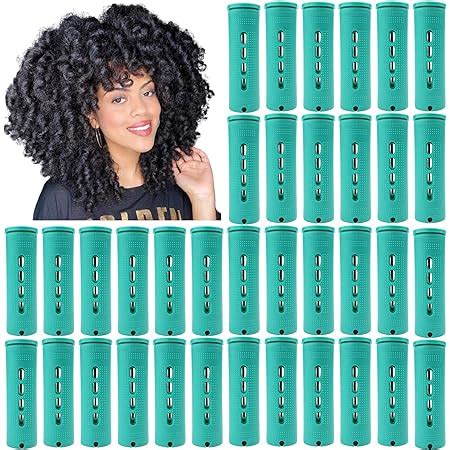 Amazon 60pcs Perm Rods Set For Natural Hair Plastic Cold Wave Rod