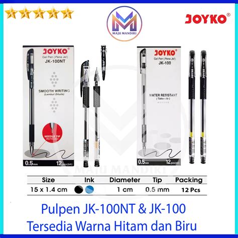 Jual Pen Gel Joyko JK 100 Pulpen JK100 NT GelPen JK 100 0 5 Mm Pen