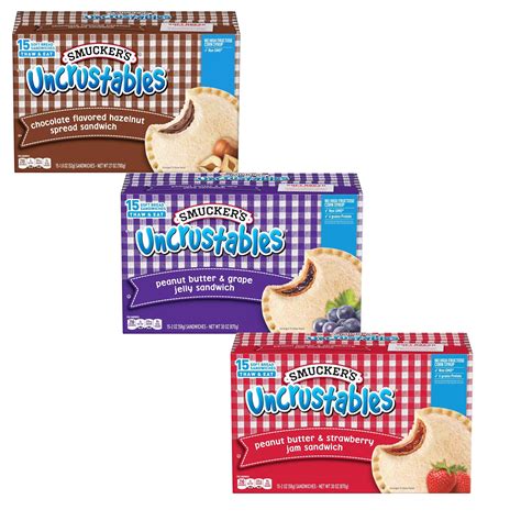 Buy Smuckers Uncrustables Variety Pack Peanut Butter And Grape Jelly