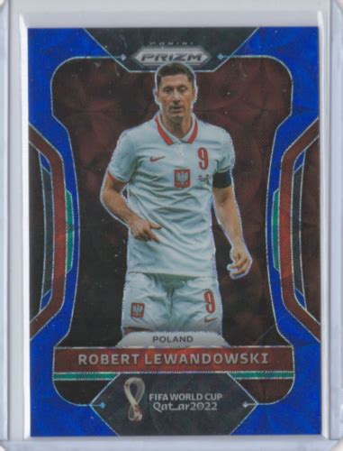 Panini Prizm World Cup Robert Lewandowski Blue Choice Prizm