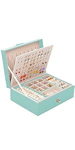 Amazon QBestry Stud Earring Storage Book Travel Stud Earring