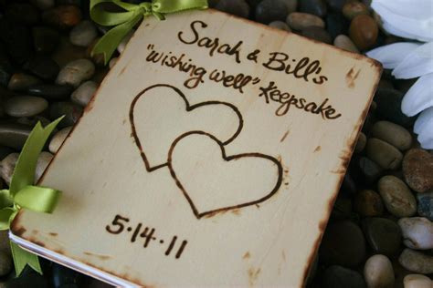 Custom Wedding Guest Book Wood Rustic Chic by PrinceWhitaker