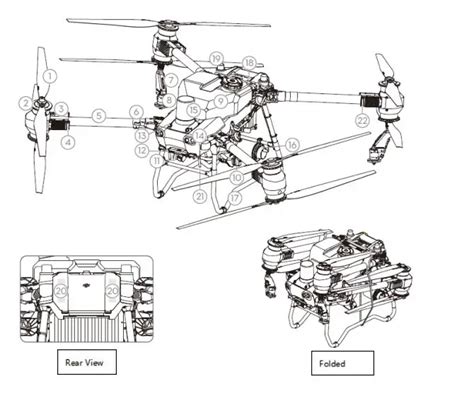 Dji Agras T50 Agricultural Drone Aircraft User Guide