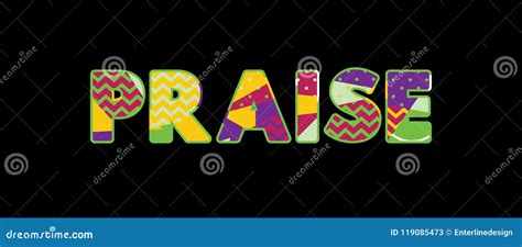 Praise Concept Word Art Illustration Stock Vector - Illustration of ...