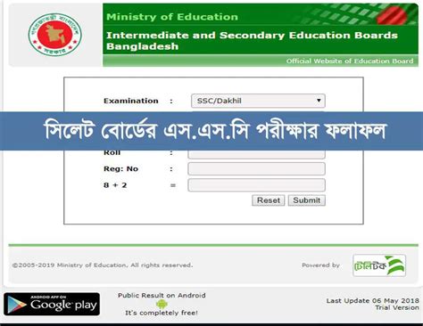 Ssc Result 2020 Sylhet Board With Full Marksheet Educationbd